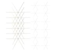UKCOCO 30pcs Copper Snowflake Wire Forms for Beading Projects, 9.5cm 6-point Metal Frames for DIY Christmas Ornaments and Jewelry Making Crafts