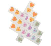 UKCOCO 30pcs Heart Shaped Bandages Waterproof and Flexible Pe Material Adhesive Patches Gentle on Sensitive Skin for Swimming and Bathing Use