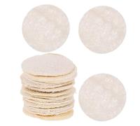 UKCOCO 30pcs Natural Loofah Exfoliating Face Pads for Cleansing and Removing Makeup for Daily Facial Care Routine
