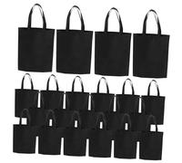 UKCOCO 30pcs Reusable Non Woven Shopping Bags Portable Tote Bags for Groceries Storage Outdoor Use Water Resistant for Fruits and More