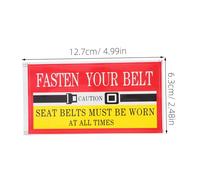 UKCOCO 30pcs Safety Reminder Stickers for Cars and Taxis Bright Warning Decals to Fasten Your Belt Vehicle Safety Labels for Safe Driving