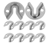 UKCOCO 30pcs Stainless Steel Keyhole Picture Hangers for Metal and Wood Frames, Precision Interlocking Heavy Duty Hanging Brackets, Suitable for Home and Office Wall Art Support