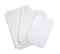 UKCOCO 30Pcs Transparent Self Adhesive Book Covers PP Material School Books Protective Film Sleeves for Exercise Medium Large