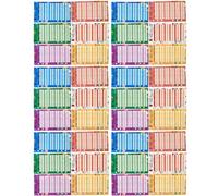 UKCOCO 36 Sheets Six-hole Budget Cash Expense Tracking Cards, Portable Practical Budget Planner Accessory for Home and Office Financial Management