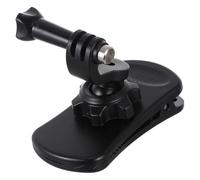 UKCOCO 360 Degree Rotating Backpack Strap Camera Mount Quick Clip Holder Alloy and PC Material for Hiking and Motorcycle Windshield Use