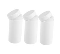 UKCOCO 3pcs 30g Refillable Deodorant Stick Tubes Twist-Up Balm Containers for DIY Fragrance Travel Size White Plastic Mini Roll-On Holder