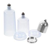 UKCOCO 3pcs Airbrush Paint Storage Bottles Glass Paint Bottles for Airbrush Dispenser