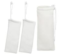 UKCOCO 3pcs Aquarium Filter Blanket Bag 11x24cm Reusable Fish Tank Filtration Bags for Freshwater Aquatic Tanks and Aquarium Filter Accessories