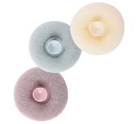 UKCOCO 3pcs Bath Brushes for Shower Exfoliating Body Scrubber Lightweight and Easy to Store Pa Material Body Brushes for Adults