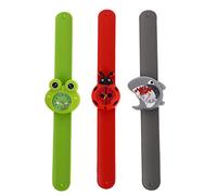 UKCOCO 3pcs Cartoon Wrist Watches for Boys and Girls Fun Design Easy to Read Arabic Numerals for Birthdays School Events Random Style
