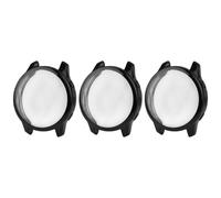 UKCOCO 3Pcs Cases Compatible with Garmin Venu: TPU Shockproof Scratch Proof Cover Case Watch Cover Screen Protector (Black)