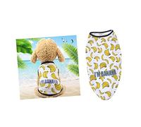 UKCOCO 3pcs Comfortable Pet Dog Vests Mesh Waistcoat Fruit Styles Banana Pineapple Strawberry for Dogs for Outdoor Activities Easy to Wear and Stylish