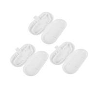 UKCOCO 3pcs Compact Portable Water Flosser Case with Hard Shell Protection Travel Organizer for Oral Irrigator and Nozzle Plastic Storage Box Compatible with Philips