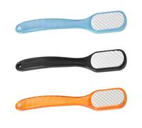 UKCOCO 3pcs Double-Sided Ceramic Pedicure File Foot Care Tool Dead Skin Remover Handheld Foot Trimmer for Rough Skin and Callus Removal at Home Or Salon Random Color