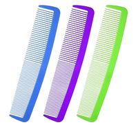 UKCOCO 3pcs Giant Comb Oversized Prank Decoration for Halloween and Carnival Parties Plastic Comb Props in Green Blue Purple Fun Cosplay Supplies for All Ages