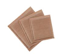 UKCOCO 3pcs Heat Press Pillow Mat Set with Non-Stick Fluoropolymer Surface, Heat Insulation Transfer Pads for Sublimation and Vinyl Projects, Includes 12x15, 10x10, 5x5 Inch Cushions