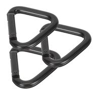 UKCOCO 3Pcs Heavy Duty Carabiner Clips Lightweight Aluminum Alloy Buckles for Mountain Climbing Hiking and Keychain Accessories Secure Spring Clip Design for Outdoor Use