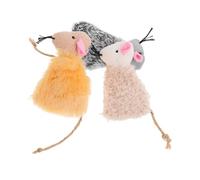 UKCOCO 3Pcs Interactive Cat Plush Molar Chewing Playthings for Cats Breathable Fillable with Catnip Engaging and Fun Pet Playmates to Satisfy Natural Instincts