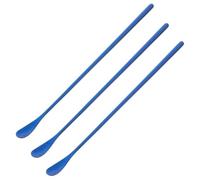 UKCOCO 3pcs Long Handle Lizard Feeding Spoons 23cm Blue Small Scoop Reptile Food Feeding Tool for Geckos and Small Pets