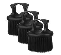 UKCOCO 3pcs Men's Knuckle Beard Brush Set with Soft Bristles, Detangling Finger Ring Grooming Brushes for Beard and Mustache Care, Vintage Barber Hair Styling Tools