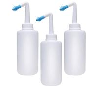 UKCOCO 3pcs Nasal Aspirator Nose Cleaning Tool with 300ml Plastic Irrigation Bottles, Portable Design and Easy to Carry Nose Washer for Home Use