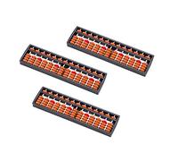 UKCOCO 3pcs Portable Abacus Lightweight Counting Plaything for Arithmetic Learning and Brain Development Compact for Easy Storage and Carrying