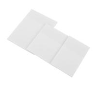 UKCOCO 3pcs Translucent Self-adhesive Note Pads Set - Large, Medium, Small Sizes (50 Sheets Each) - Waterproof Memo Pads for School, Office, and Book Annotation