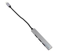 UKCOCO 3pcs Type Usb Hub Portable Extension Splitter Practical Data Hub for Laptop Compact Multi-function Design Efficiently Expands Usb Ports Grey