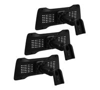 UKCOCO 3pcs Universal Rearview Mirror Back Plate Bracket with Large Tube and Pvc Panel for Car Dashcam Mounting, Adjustable Rearview Mirror Camera Holder Suitable for Driving Recorder