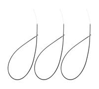 UKCOCO 3pcs Wheelchair Brake Cable Set with Rubber Coating 43.3in Steel Wire Hand Brake Lines for Left and Right Parking for Mobility Scooters and Rollators