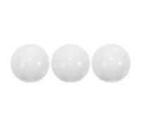 UKCOCO 3pcs White Resin Roulette Game Wheel Beads with Interactive Element, Modern Elegant Design to Add Excitement for Home Gaming Parties and Replacement Use