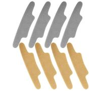 UKCOCO 4 Pairs Bear Modeling Heel Cushion Inserts with Flocking Material, Self-Adhesive Anti-Slip Heel Pads for Shoes, Providing Abrasion Resistance and Cushioning Performance,