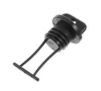 UKCOCO 4 Pcs Black Plastic Hull Drain Plug Kit for Kayaks and Canoes Waterproof Scupper Stoppers for Drainage Replacement Accessories for Boat Maintenance
