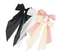 UKCOCO 4 Pcs Hair Bows Set Big Clips for Women Teen for Daily Wear Parties More Lightweight Comfortable Design