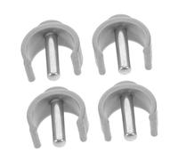 UKCOCO 4 Pcs Latch Clamp for Canes and Walking Sticks Adjustable Buckle Clips for Walker and Crutch Accessories Durable Secure Connection for Elderly and Disabled Users