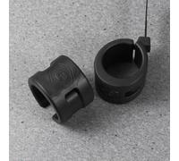 UKCOCO 4 Pcs Rear Fork Chain Protector Rubber Clip Mounted Rings Black | Anti-collision Protection, Easy Clip Install, Reduce Chain Slap, for Road Bicycles and Maintenance Setup