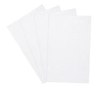 UKCOCO 4 Pieces 11ct White Cotton Cross Stitch Fabric Aida Cloth Embroidery Gridding Cloths for DIY Needlework Sewing Projects 30x45cm Embroidery Supplies