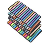 UKCOCO 4 Sets Colorful Sticky Index Tabs Highlight Reading Stickers Bookmarks Page Markers with Portable Sentence Strips for Study Notes and Reading Supplies
