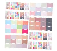 UKCOCO 40 Sheets Colorful Writable Self Adhesive Index Tabs of Sticky Page Markers for Book Annotation and File Organization for Office School and Home Use