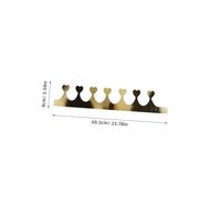 UKCOCO 40pcs King Crown Party Hats Bulk Thickened Gold Rose Gold Paper Birthday Crowns for Boys DIY Craft Festive Celebration Accessories for Birthday Parties and Photo Props