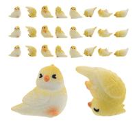 UKCOCO 40pcs Small Parrot Resin Figurines for Desktop and Study Spaces, Lifelike Artificial Bird Decoration Kawaii Design and Realistic Home Decor to Boost Creativity and Imagination