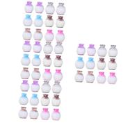UKCOCO 48pcs Mini Flower Bottle Ornament Tiny for Dollhouse Decor for Flower Arranging Miniature Scenes