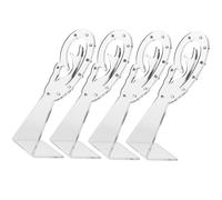 UKCOCO 4pcs Acrylic Earrings Display Stand with 9 Holes Ear Organizer for Jewelry Storage Desktop Earring Holder Suitable for Home Use