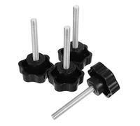 UKCOCO 4pcs Adjustable Star Knob Replacement for Machinery Quick Fix Hand Screw Knob for Enhanced Control Secure Tightening Easy Compatible with Various Equipment