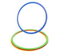 UKCOCO 4pcs Agility Rings Durable Speed and Coordination Training Circles for Soccer Practice Fitness Routines Fun Activities Lightweight and Portable Football Training Supplies