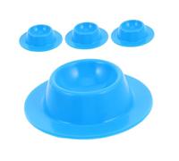 UKCOCO 4pcs Boiled Egg Serving Cup Bracket Egg Holder Soft Silicone Compact Design for Kitchen Countertop