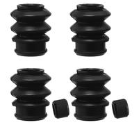 UKCOCO 4pcs Brake Caliper Rebuild Kit,Caliper Slide Pin Boot for Sealing | Rubber Bushings Kit and Repair Components, Automotive Replacement Brake System Parts