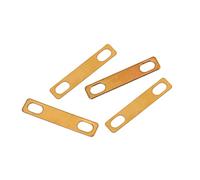 UKCOCO 4Pcs Brass Guitar Neck Shim Heightening Gasket for Improved Sound Quality Durable Guitar Accessories for Electric and Acoustic Guitars Easy to Install Lightweight Design