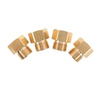 UKCOCO 4pcs Brass High Pressure Washer Hose Adapter for Power Washer Gun and Hose, Simplifying Installation and Preventing Bursts, for Car Washing and Home Cleaning
