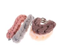 UKCOCO 4Pcs Comfortable Hand Held Bath Strips Exfoliating Body Scrubber Soft Bath Towel Grey Pink Beige and Khaki Gentle Skin Durable Pe Sponge for Cleansing